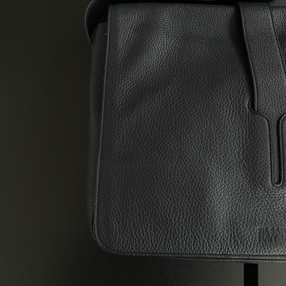 2000s jil sander leather messenger shoulder bag