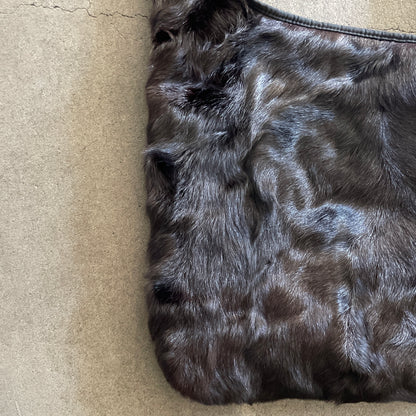 1999aw prada fur shoulder bag