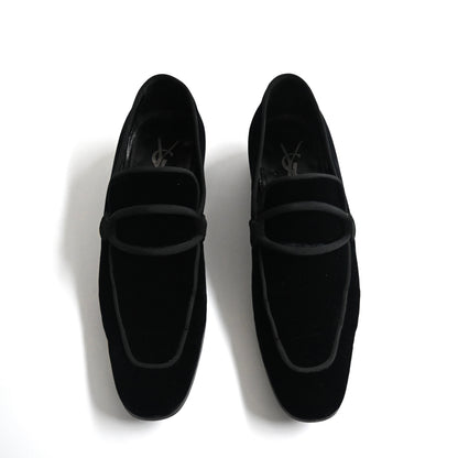 2000s yves saint laurent rive gauch velours low loafer 41 by Tom ford