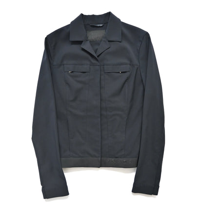 1999ss prada front logo nylon blouson 38