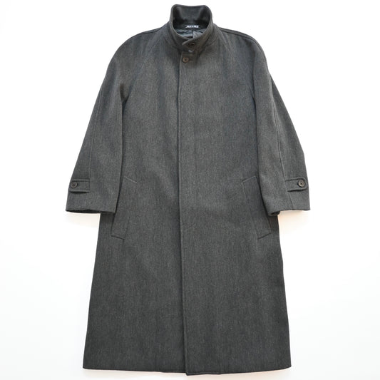1990s giorgio armani wool long coat 48