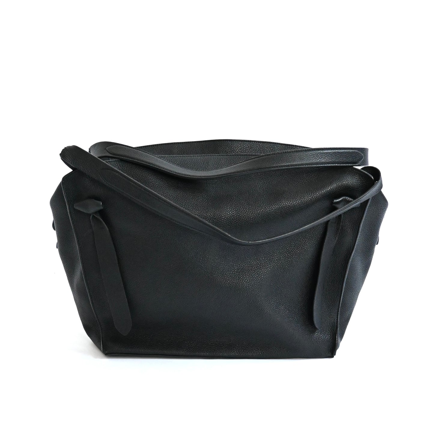 2000s jil sander gemuine leather tote bag