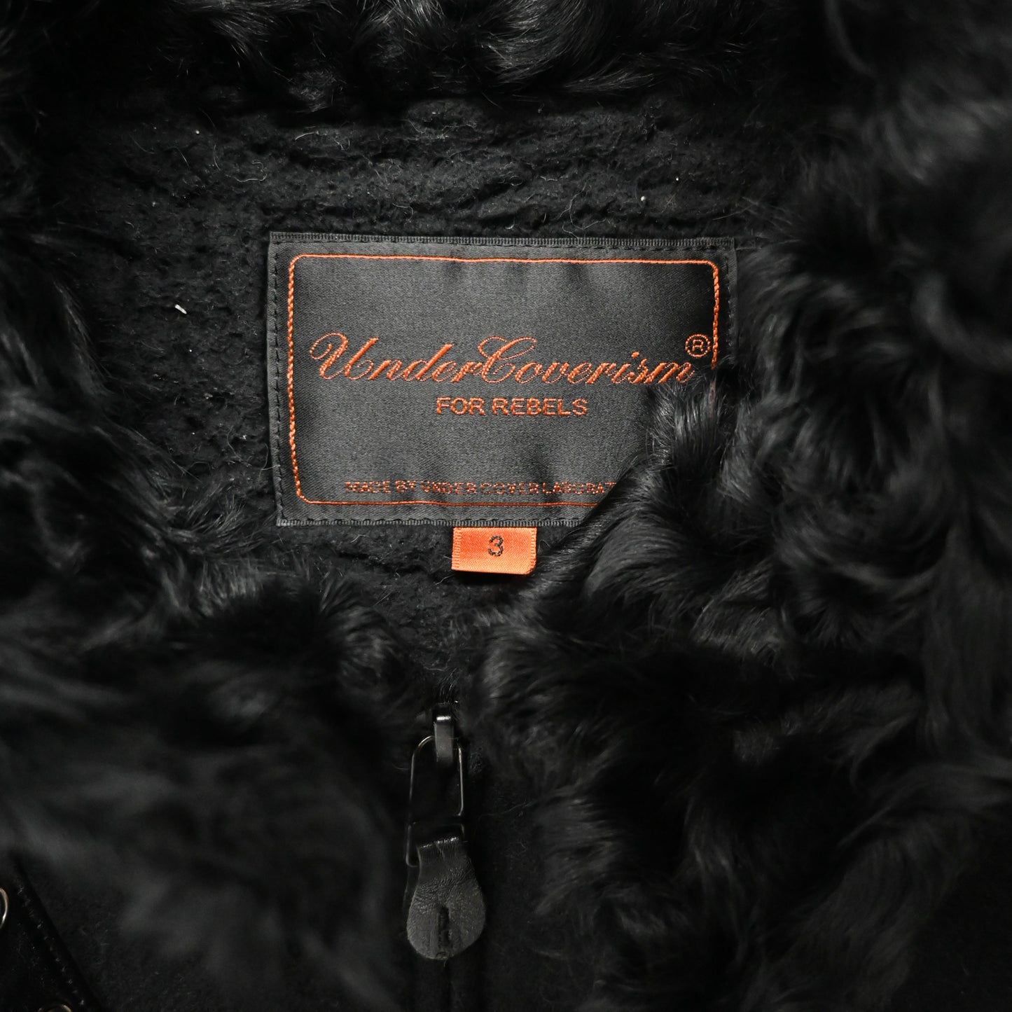 2006aw undercover arts＆crafts fur docking wool blouson 3