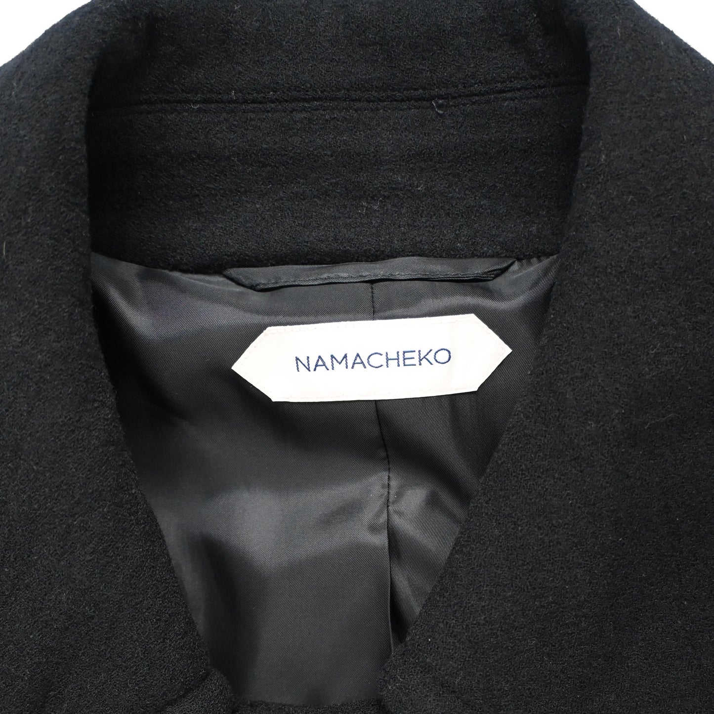 2022aw namacheko bayder embellished wool coat M