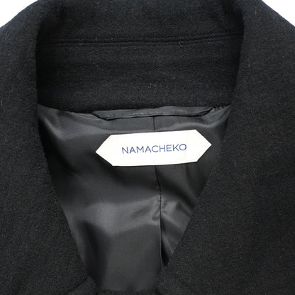 2022aw namacheko bayder embellished wool coat M