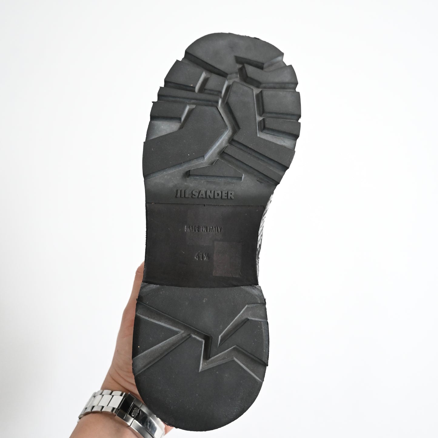 2011ss jil sander python leather shoes 41/2  by raf simons