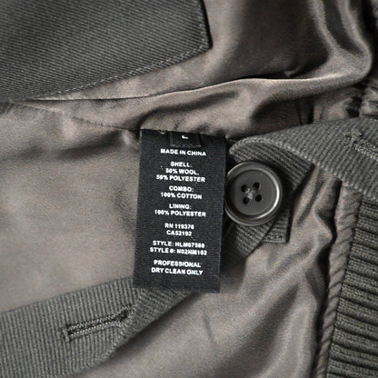 2023aw helmut lang twill wool-blend bomber jacket L