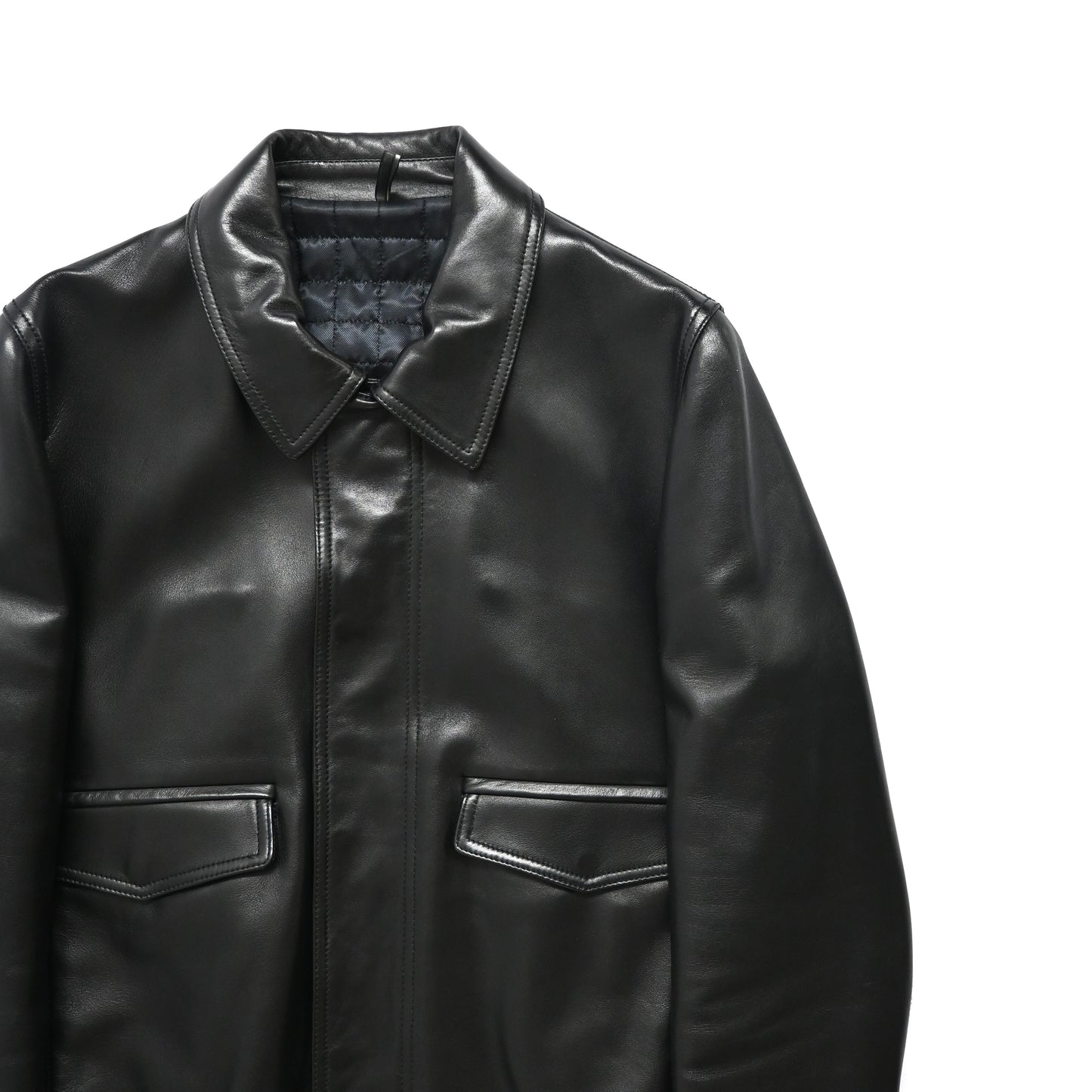 2008aw dior homme A-2 lamb leather jacket 44 by kris van assche