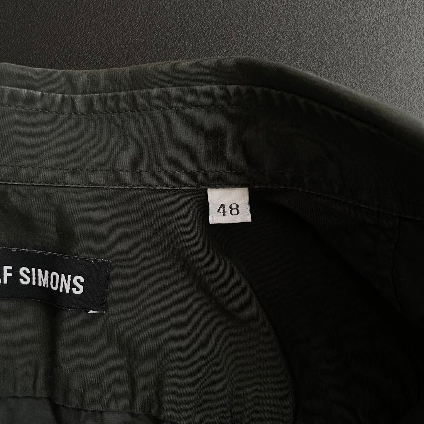 1998ss raf simons cotton shirt 48