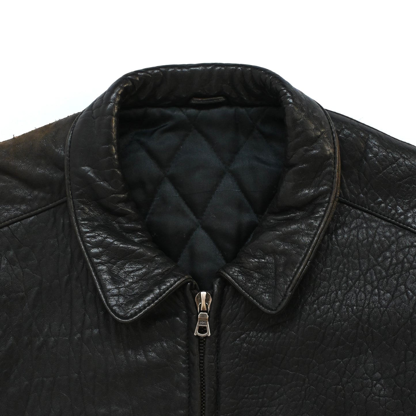 1990s Marithe Francois Girbaud lamb leather bomber jacket M