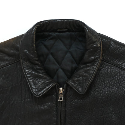 1990s Marithe Francois Girbaud lamb leather bomber jacket M
