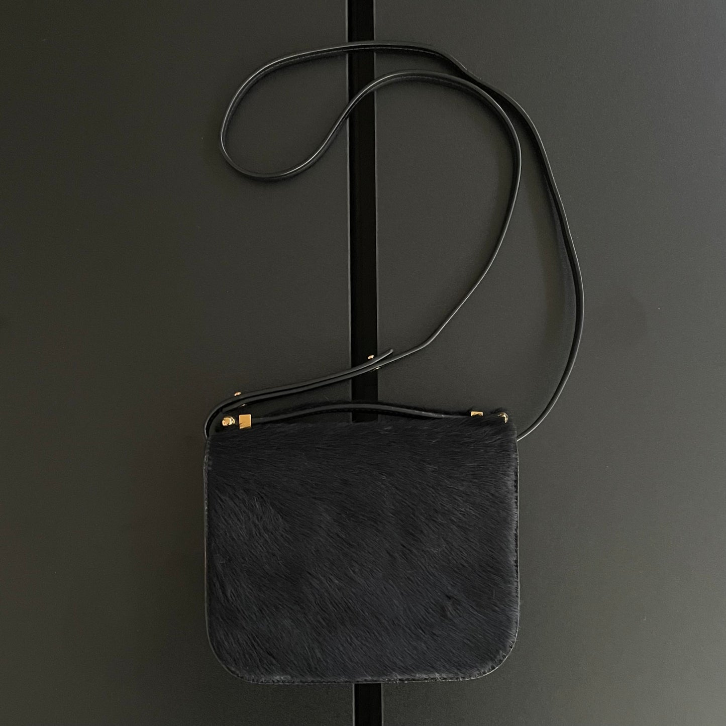 2020ss jil sander fur shoulder bag