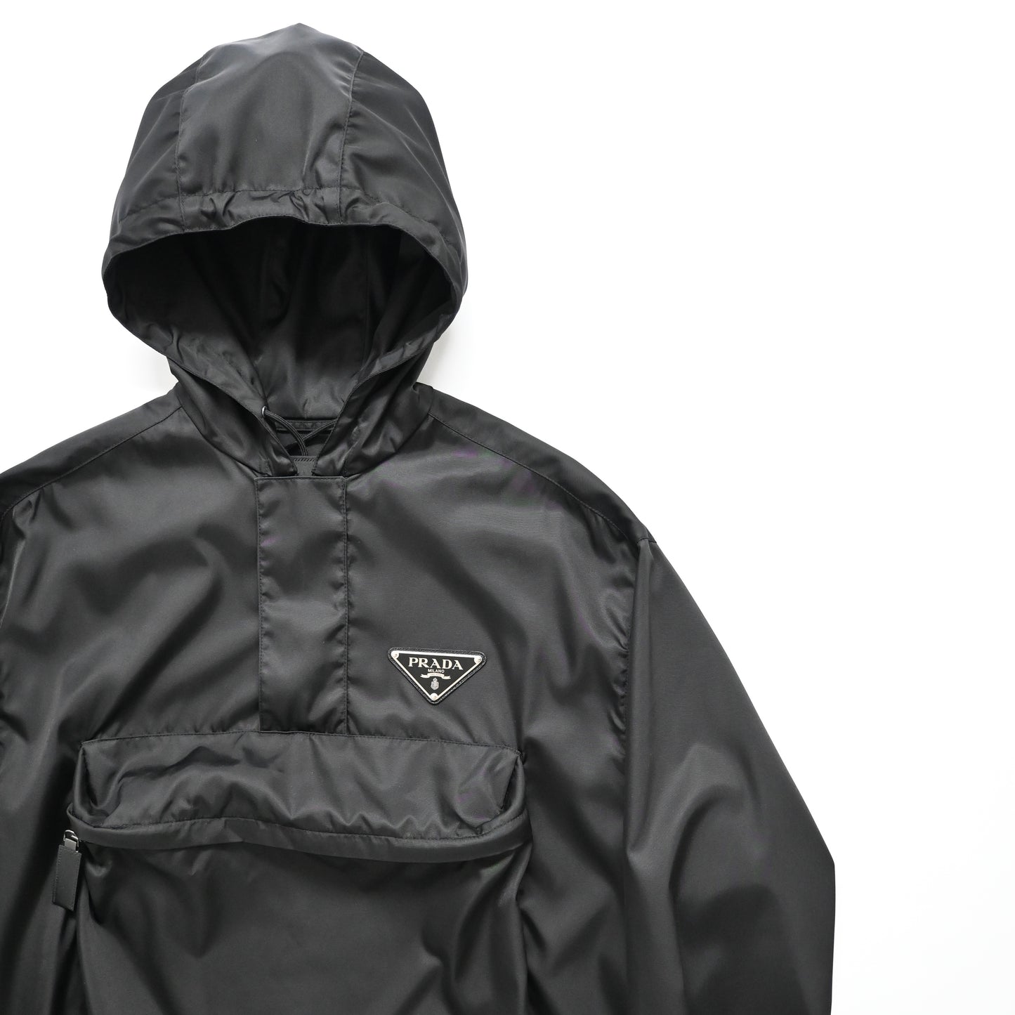 2020ss prada sgb407 anorak nylon hoodie S