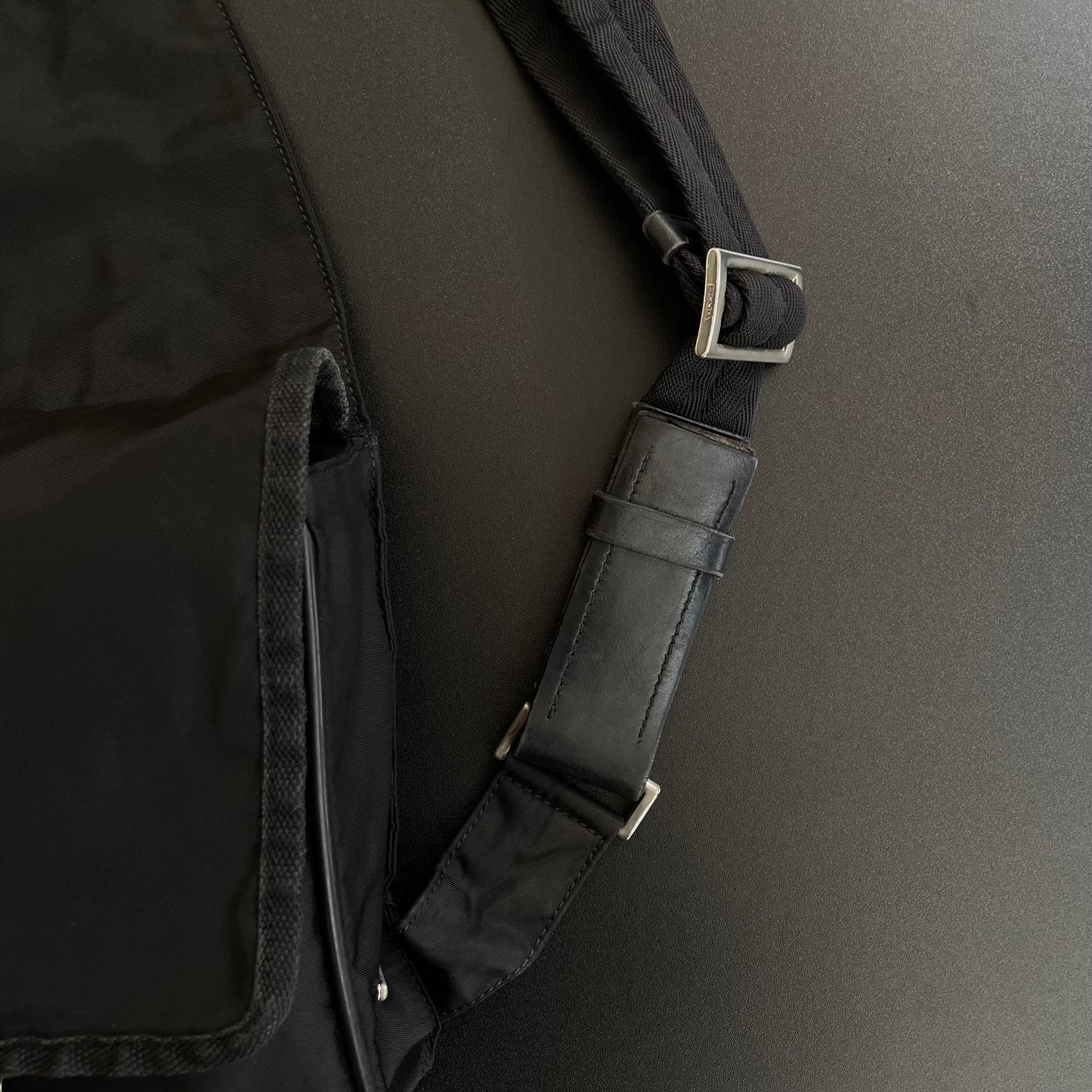 1999ss prada nylon body bag