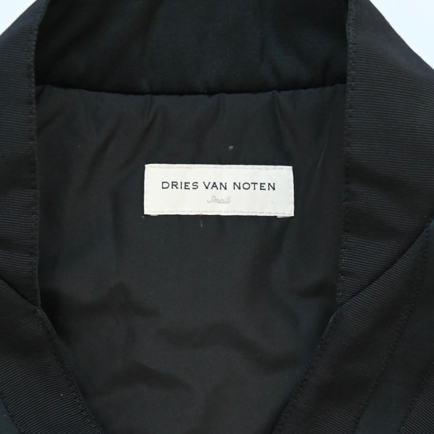 2014aw dries van noten silk back zip bomber jacket S