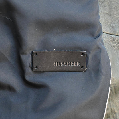 2014aw jil sander lamb leather riders jacket 52