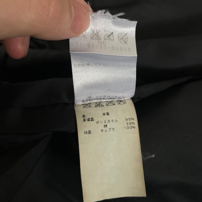 1990s dries van noten lamb leather bomber jacket M