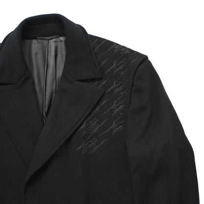 2003aw jil sander embroidered wool Coat 52