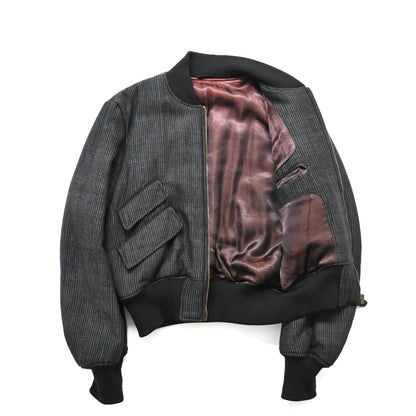 1998aw jean paul gaultie wool short bomber jacket 50