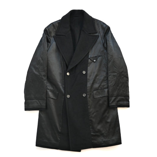 2002aw prada wool docking double coat 52