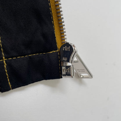 2017ss prada yellow stitch blouson M