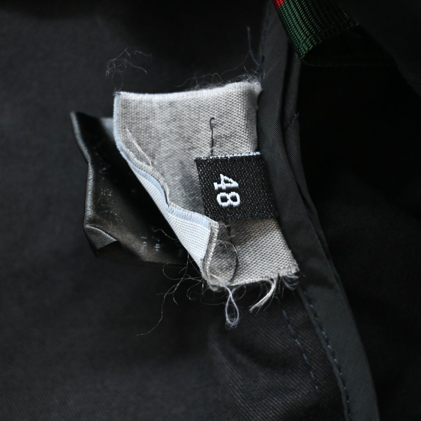 2000s gucci cotton high neck half coat 48 by Tom ford