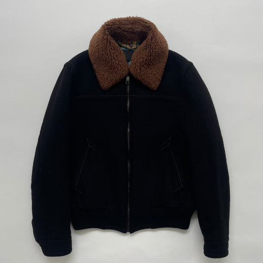 2017aw prada boa docking wool blouson 48