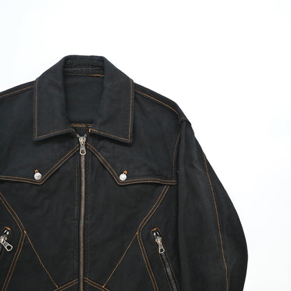 2004ss john galliano western denim jacket 46