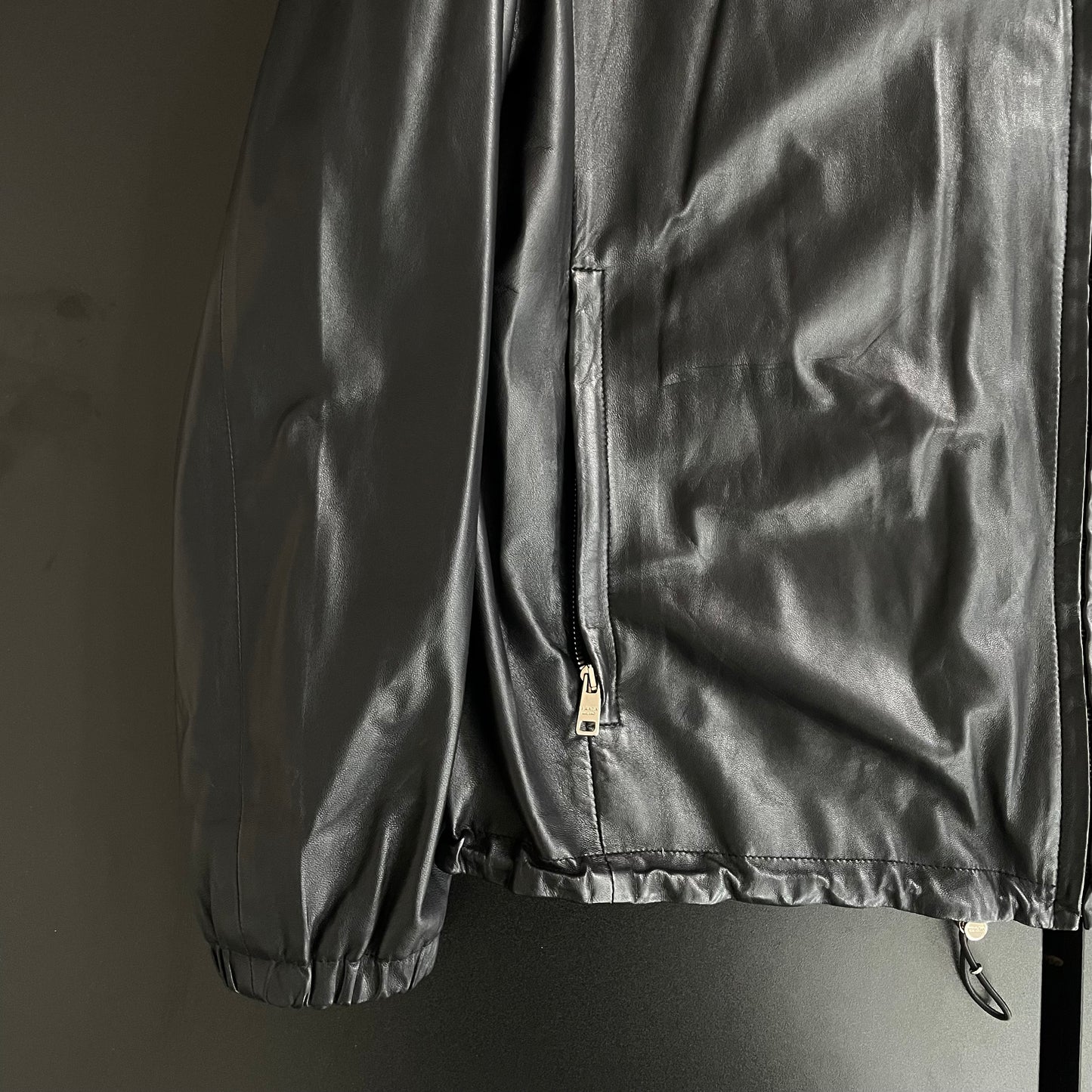 2018aw prada lamb leather hoodie 48