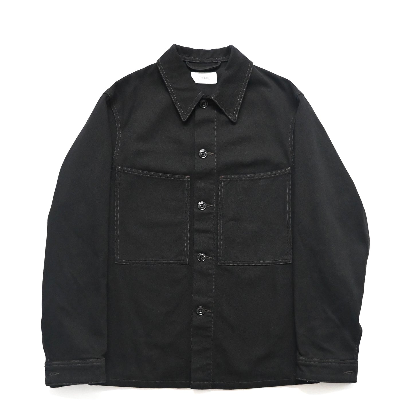 2023ss lemaire front pocket denim jacket 46