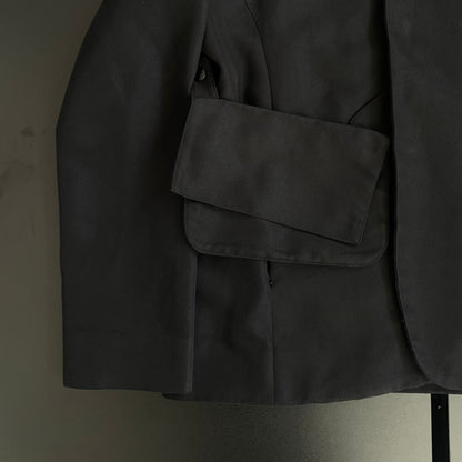 2017aw kiko kostadinov black short db jacket M
