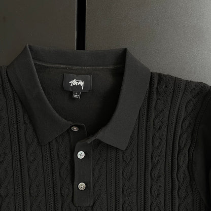 2020ss stussy polyester polo shirt L