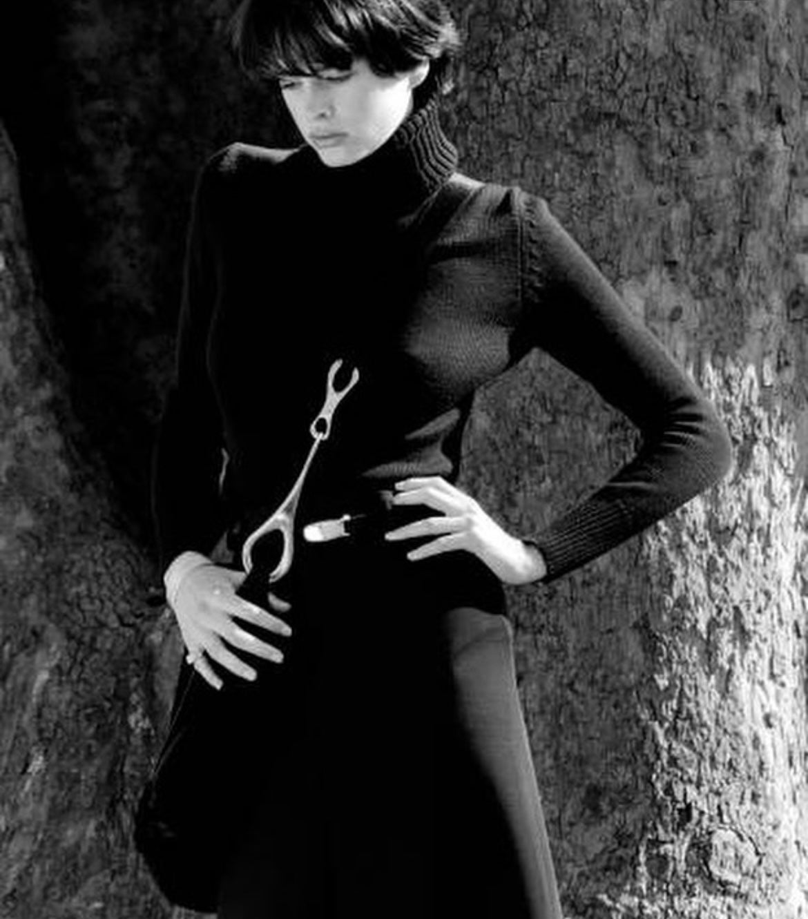 1996aw gucci gold bangle calf hair shoulder bag