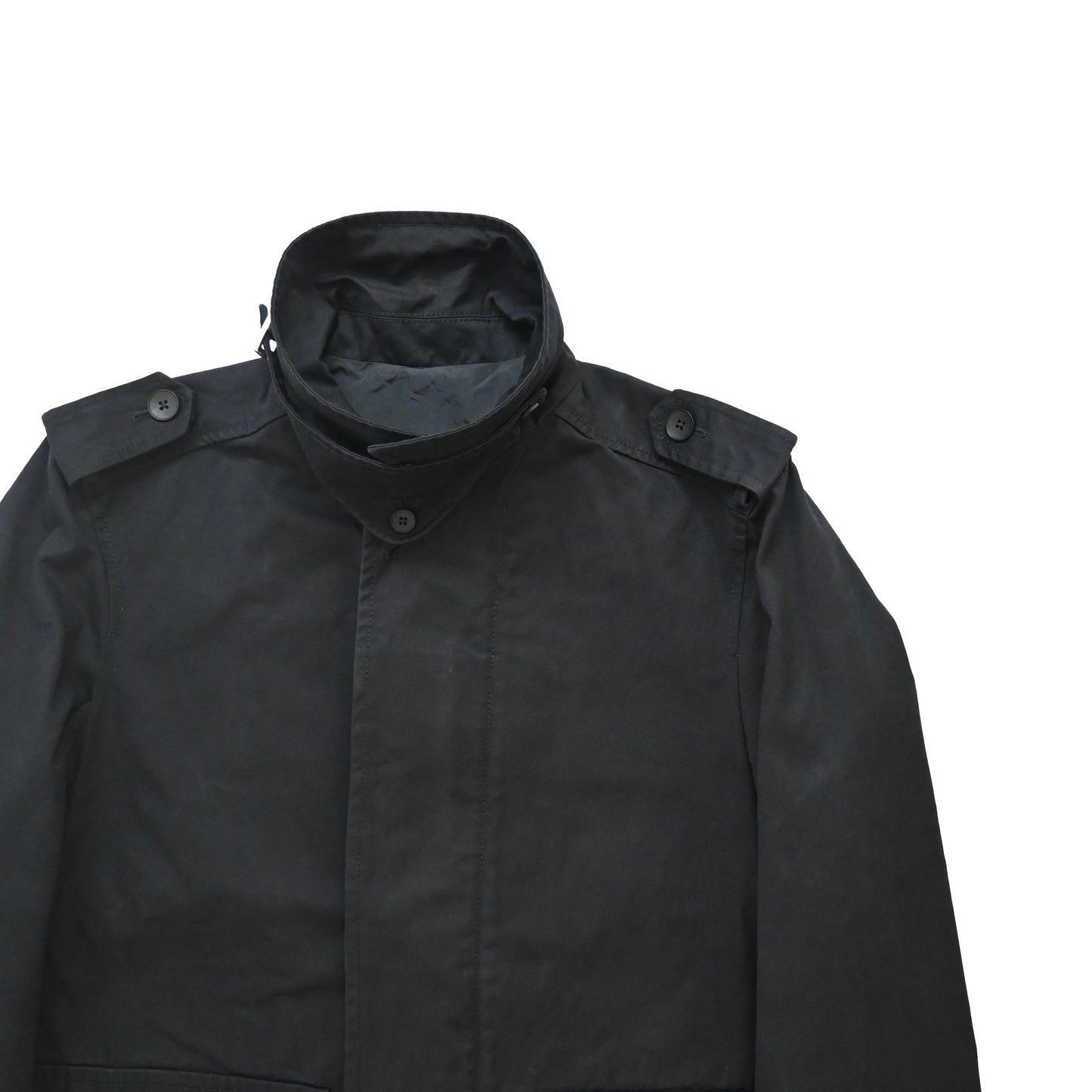 2000s gucci cotton high neck half coat 48 by Tom ford