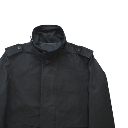 2000s gucci cotton high neck half coat 48 by Tom ford