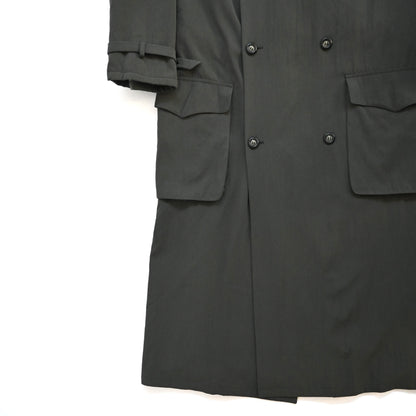 1990s giorgio armani wool double long coat 50