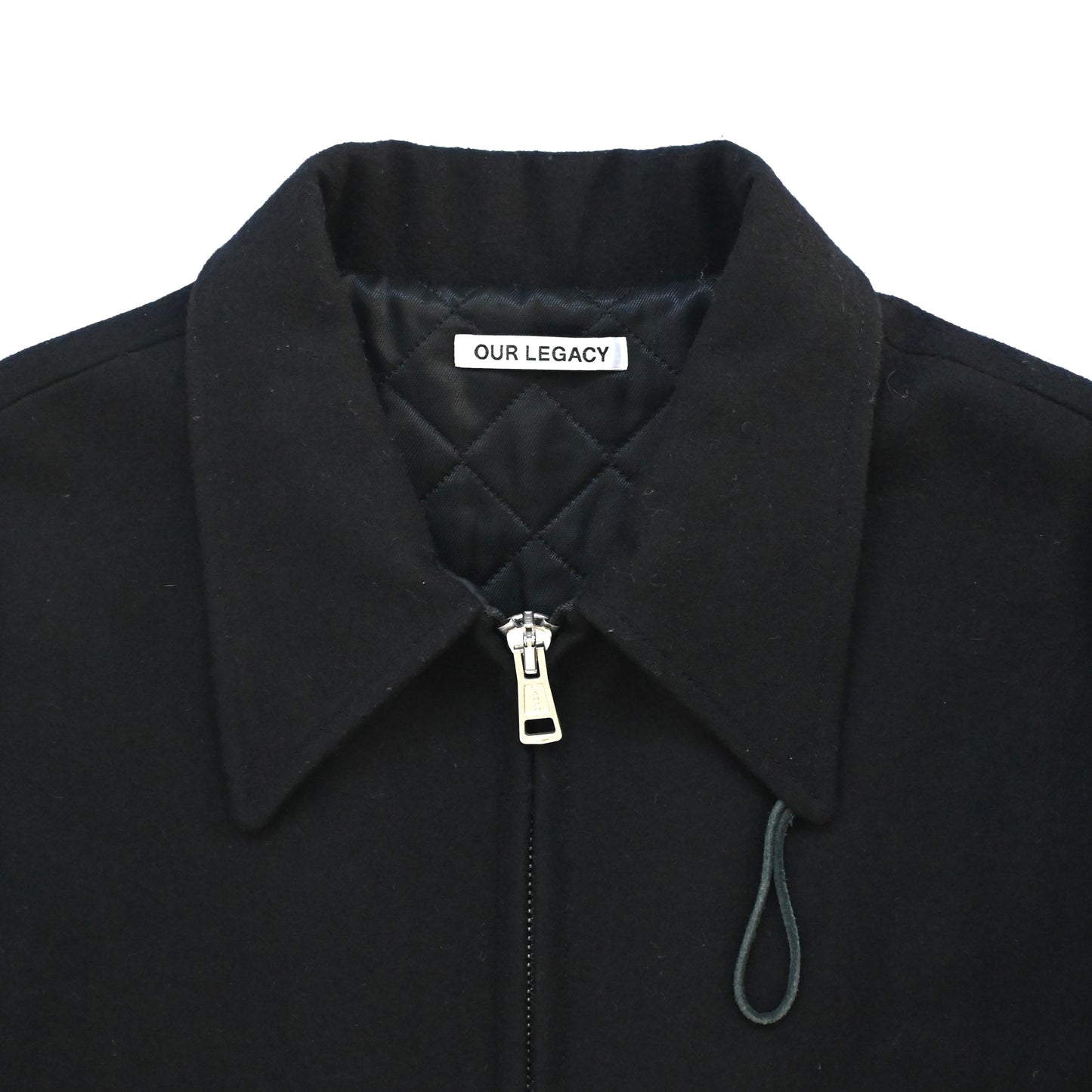 2023aw our legacy black leather hum jacket 46