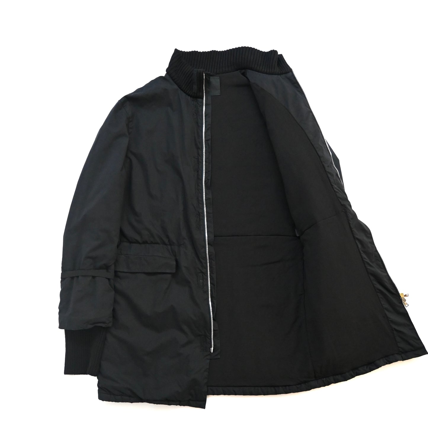 1999aw prada kint docking half coat S