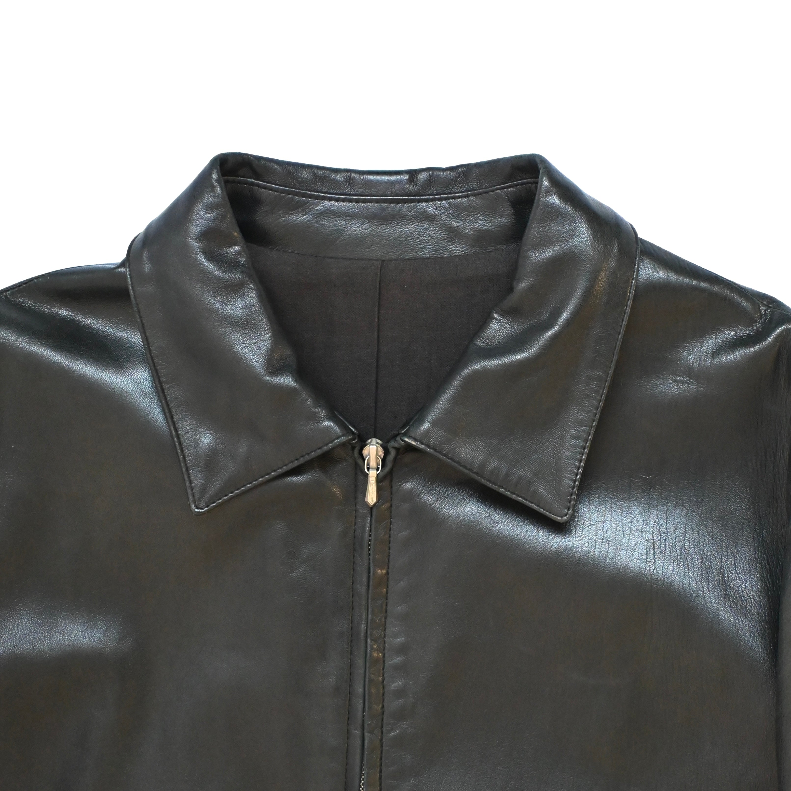 「‼️圧倒的最安値‼️」90-00s Agnes b. leather jacket 1990s agnes b homme gemuine leather jacket 2 – vexed_store