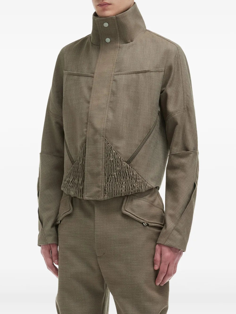 2025ss kiko kostadinov zafar cropped jacket 48