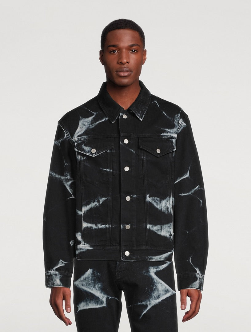 2022aw dries van noten breached denim jacket L