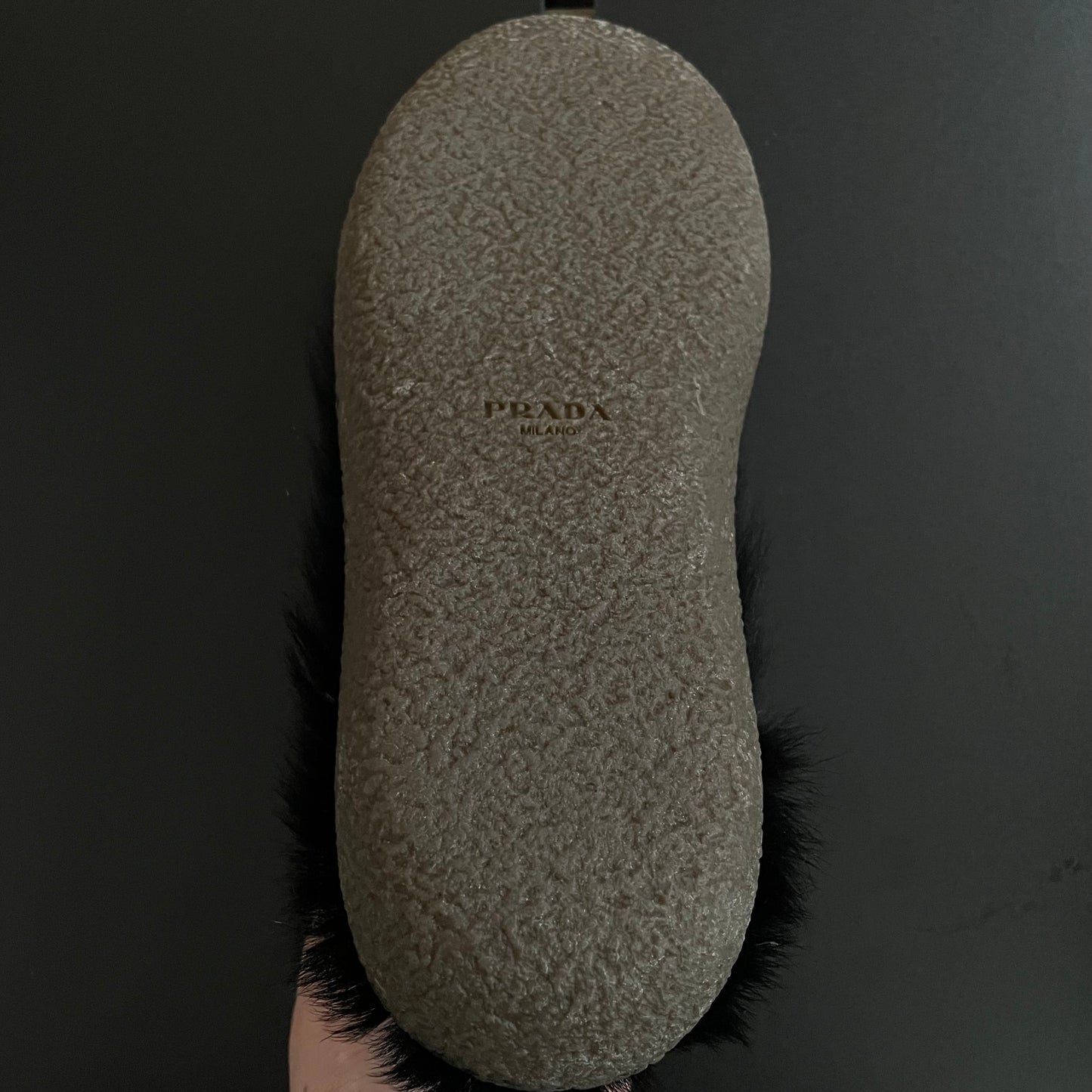 2017aw prada fur Moccasin shoes 7