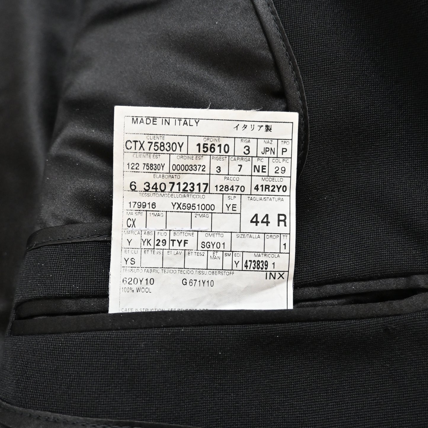 2001aw Yves saint laurent rive gauch fur docking wool coat 44 by Tom ford