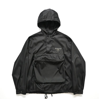 2020ss prada sgb407 anorak nylon hoodie S