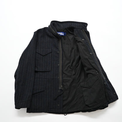 2006aw junya watanabe comme des garcons M-65 stripe wool jacket S