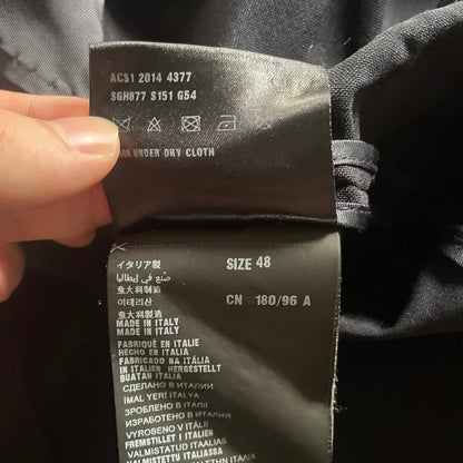 2015ss prada stitch cotton trench coat