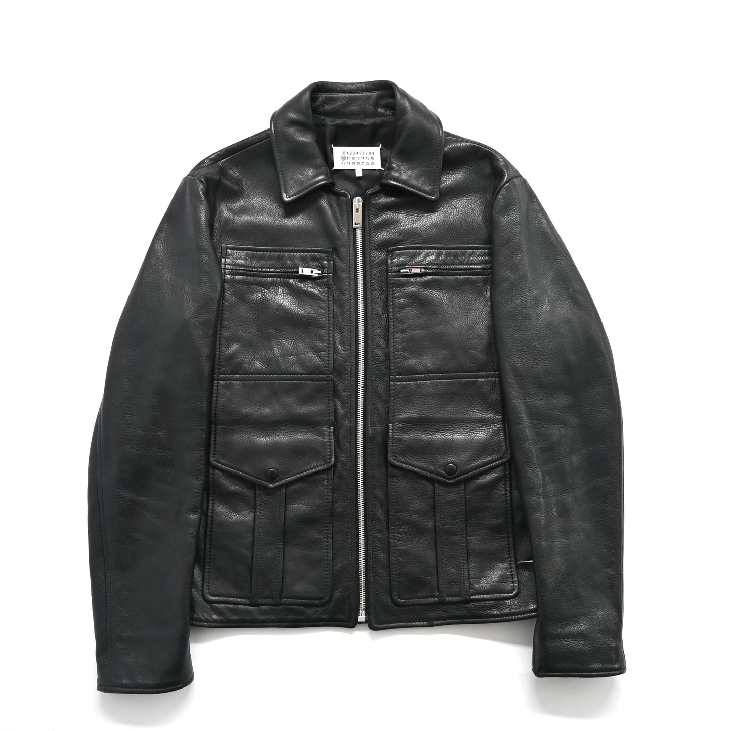 2015aw martin margiela riders cow leather jacket 52