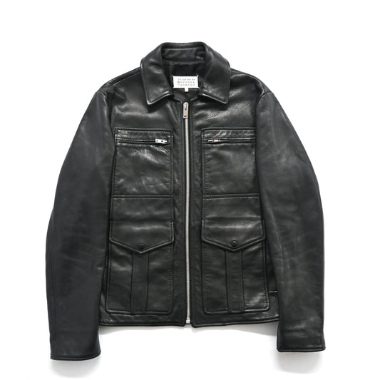 2015aw martin margiela riders cow leather jacket 52