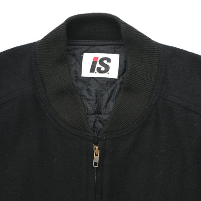 1980s issey miyake caretag wool varsity jacket M