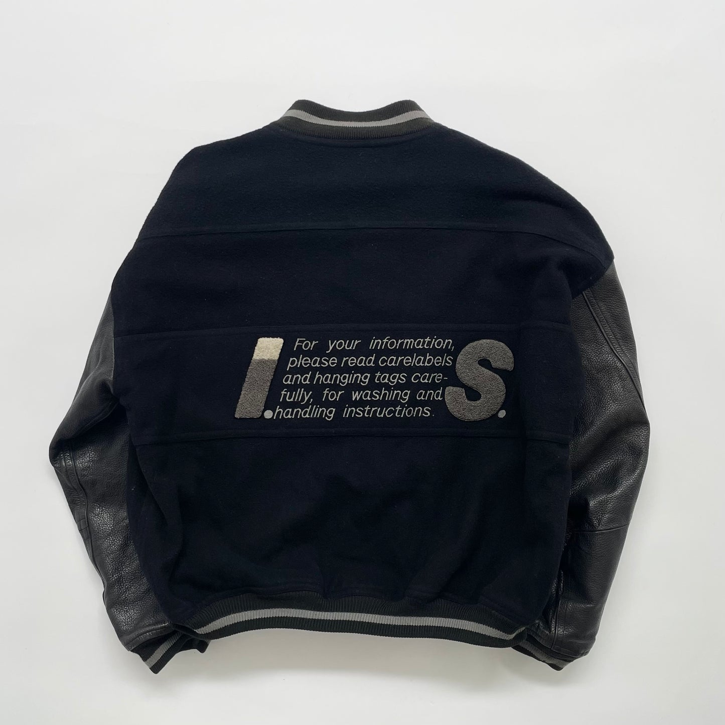 1980s issey miyake caretag varsity Jacket M